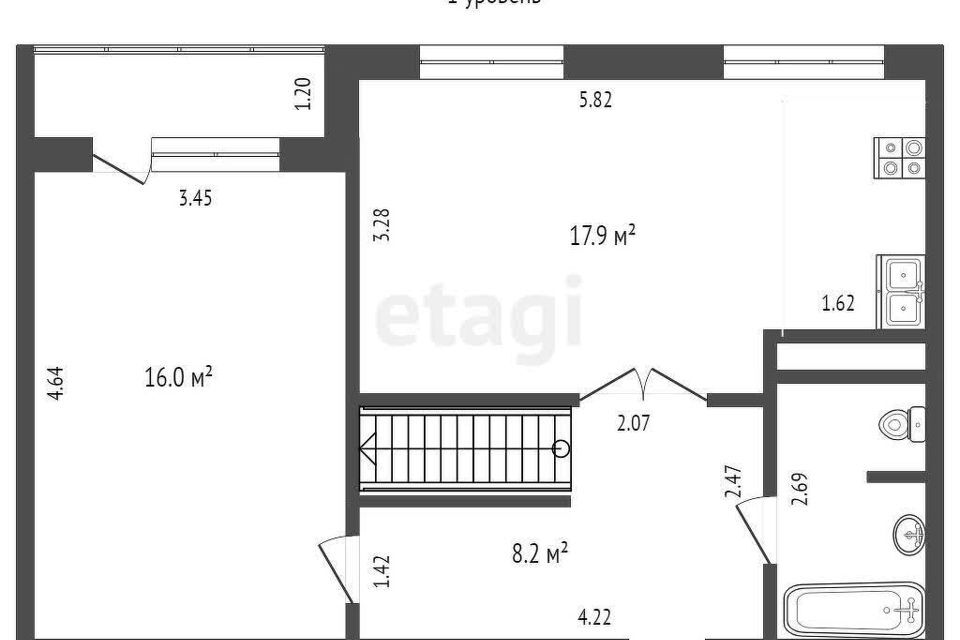 квартира г Кострома Кострома городской округ, Рабочая 5-я, 13 фото 10