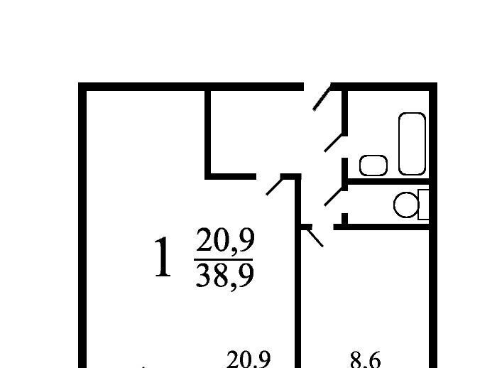 квартира г Москва метро Домодедовская проезд Борисовский 9к/3 фото 2