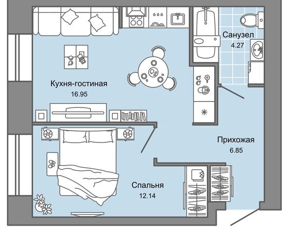 квартира пр-кт Авиастроителей 22 фото