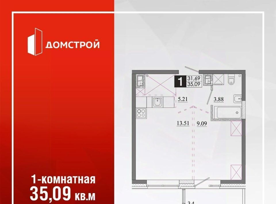 квартира г Иркутск р-н Ленинский Ново-Ленино фото 1