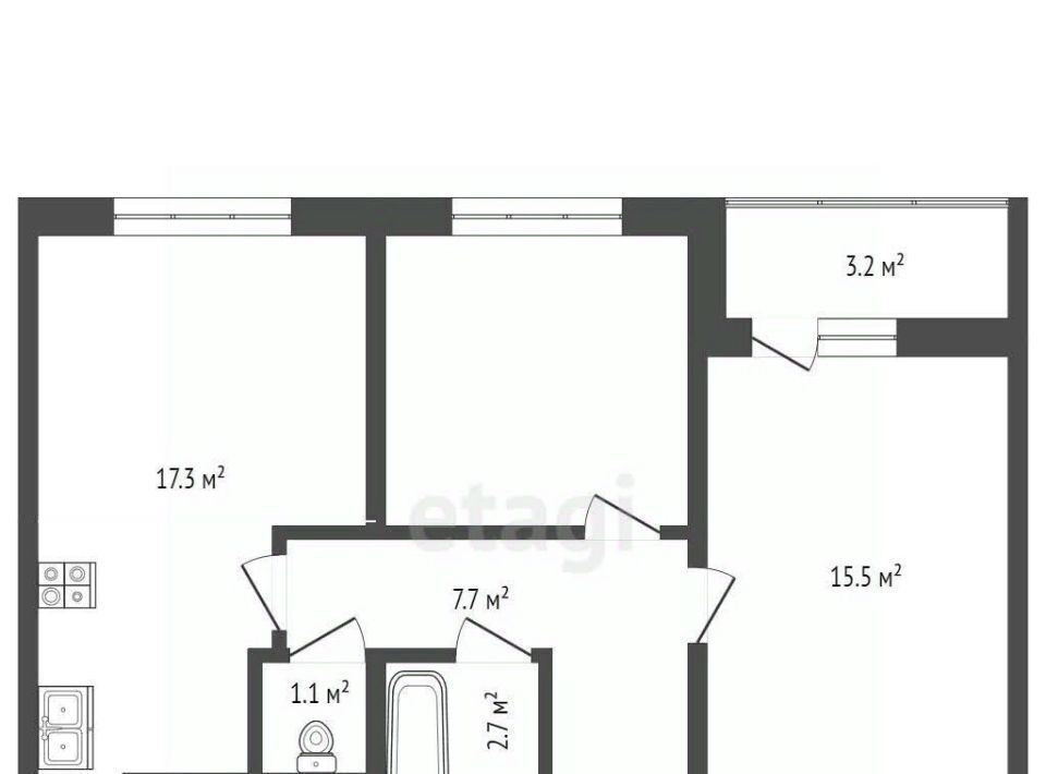 квартира г Ростов-на-Дону р-н Советский ул Еременко 114/1с 1 фото 2