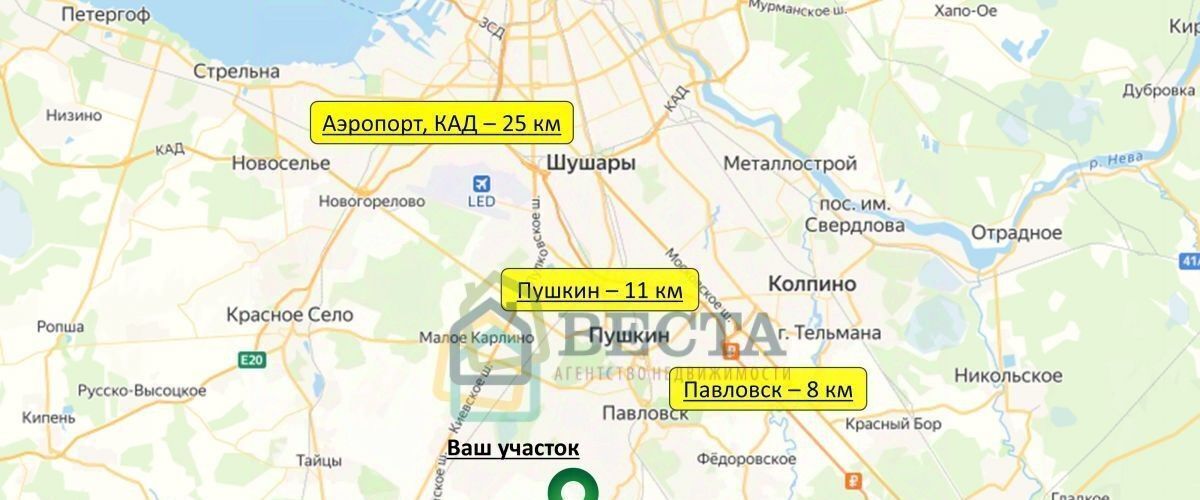 земля р-н Гатчинский д Монделево ул Туманная Гатчина Вилладж кп фото 8