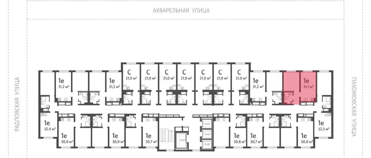 квартира г Санкт-Петербург метро Академическая ЖК «Ручьи» округ Полюстрово фото 2