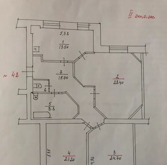 квартира г Выборг р-н Центральный пр-кт Суворова 13 фото 13