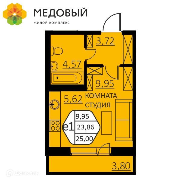 квартира р-н Пермский д Кондратово ул Г.Н.Нифантова 4б фото 1