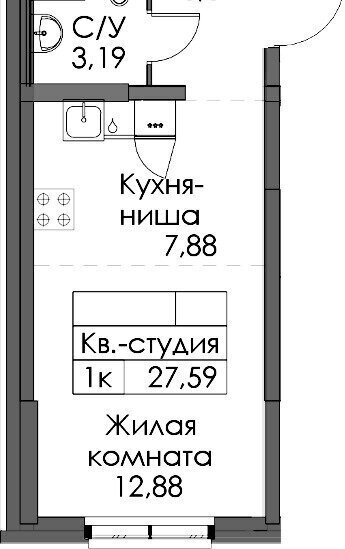 квартира р-н Ломоносовский днп Аннинское Таллинский парк городской посёлок Новоселье, Автово, жилой комплекс Таллинский Парк, 3. 1 фото 9