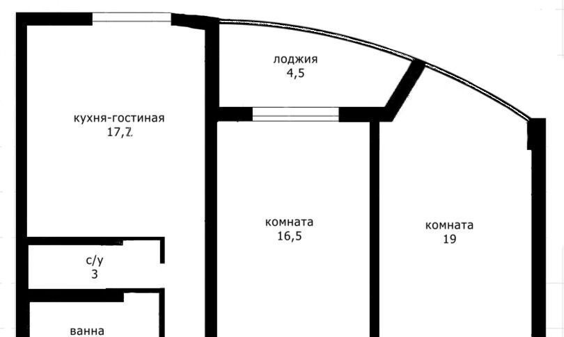 квартира г Санкт-Петербург метро Озерки пр-кт Луначарского 13к/1 округ Сосновское фото 2