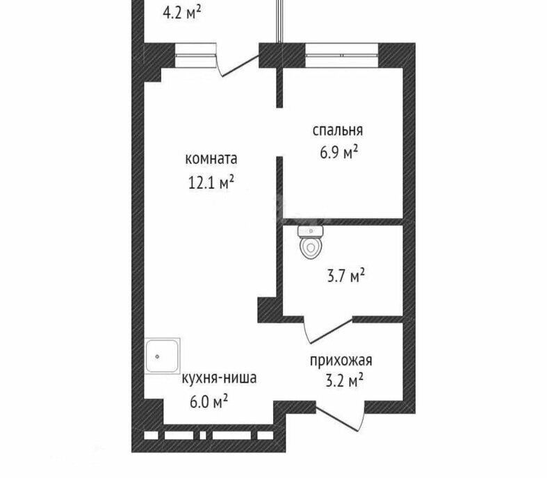 квартира г Красноярск р-н Свердловский ул Лесников 27 ЖК «Тихие зори (Красстрой)» фото 9