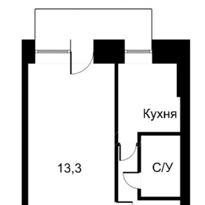 квартира г Красноярск р-н Железнодорожный ул Новая Заря 6 фото 2