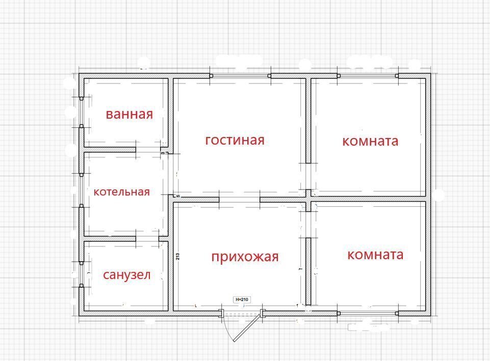 дом р-н Темрюкский п Пересыпь ул Садовая Ахтанизовское сельское поселение, Ахтанизовская фото 21