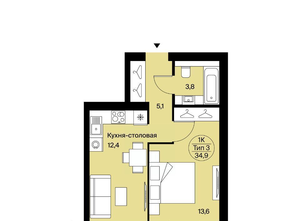 квартира г Сыктывкар ул Крутая 2 фото 1