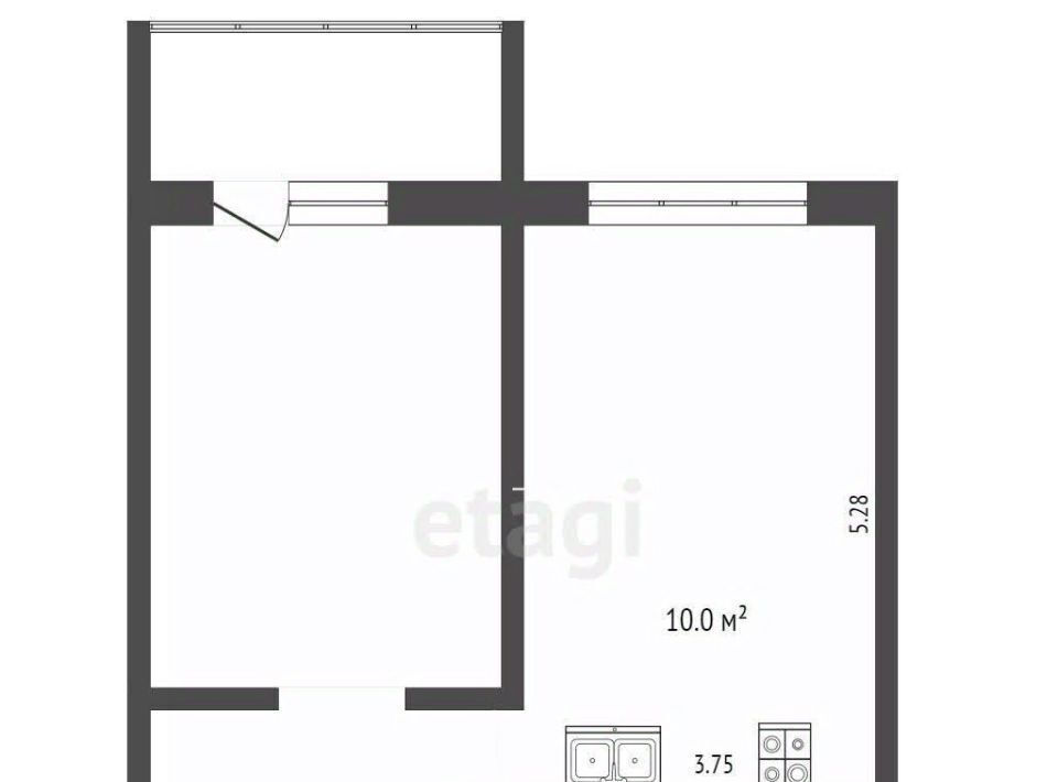 квартира г Омск р-н Кировский ул Мельничная 87к/1 Кировский АО фото 2