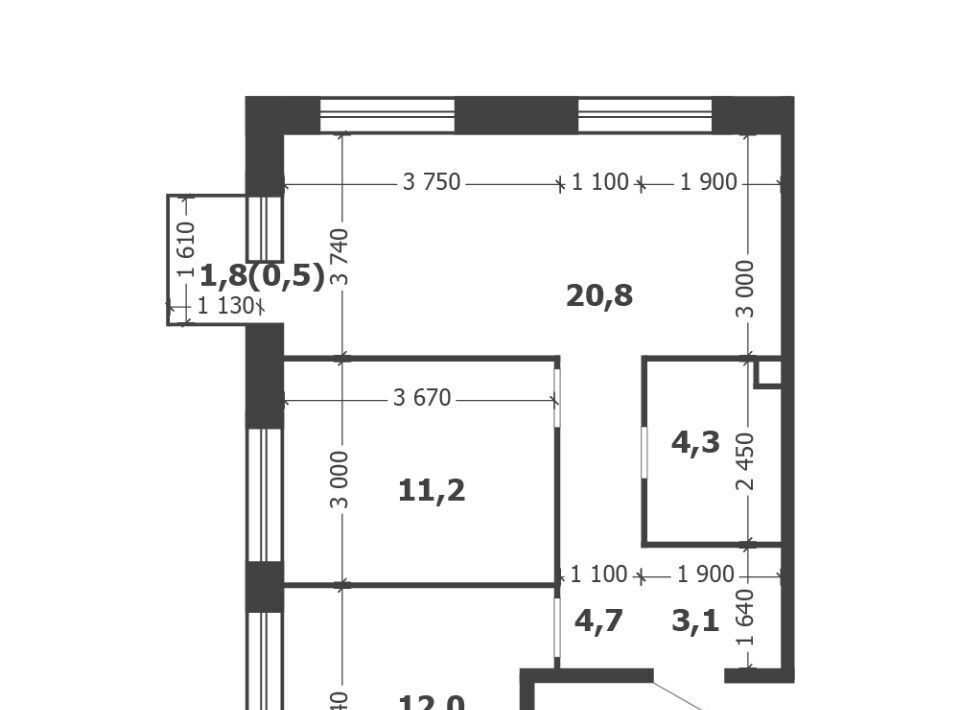 квартира г Москва метро ЗИЛ ЖК Шагал 3-я оч., к 6 фото 2