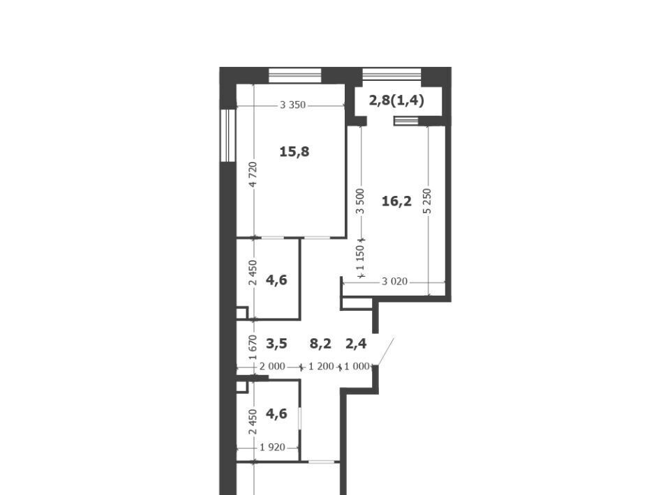 квартира г Москва метро ЗИЛ ЖК Шагал 3-я оч., к 6 фото 2