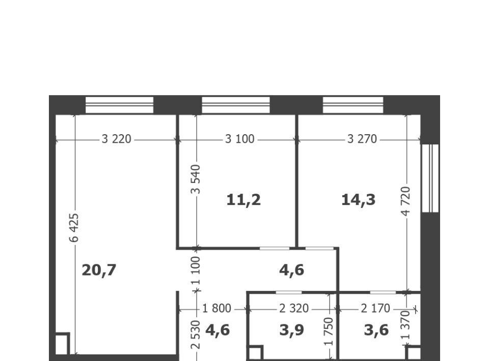 квартира г Москва метро ЗИЛ проезд Проектируемый № 7021А фото 2