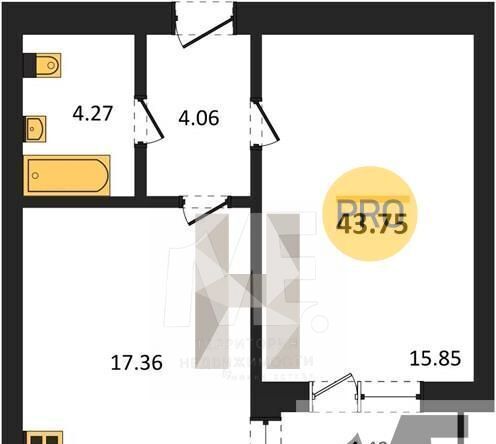 квартира г Калининград р-н Московский ул Крейсерская 13к/1 фото 1