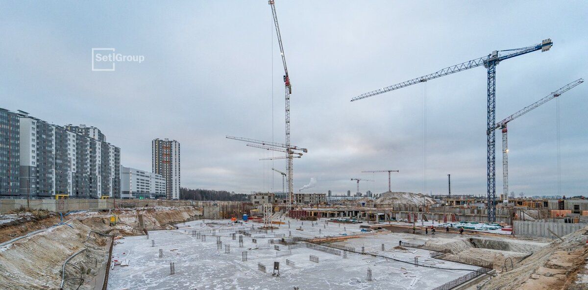 квартира г Санкт-Петербург метро Проспект Просвещения ЖК «Бионика Заповедная» округ Коломяги фото 16