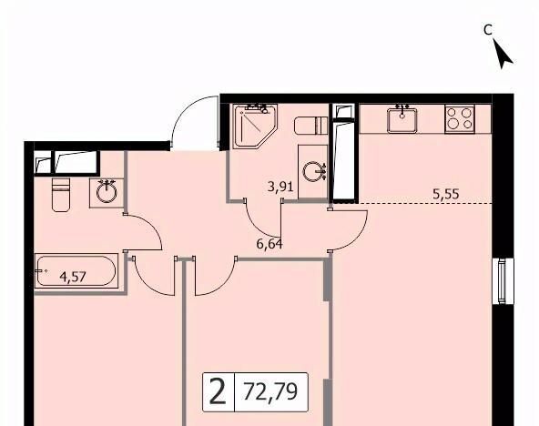 квартира г Москва метро Бульвар Рокоссовского ул 3-я Гражданская 21 фото 1