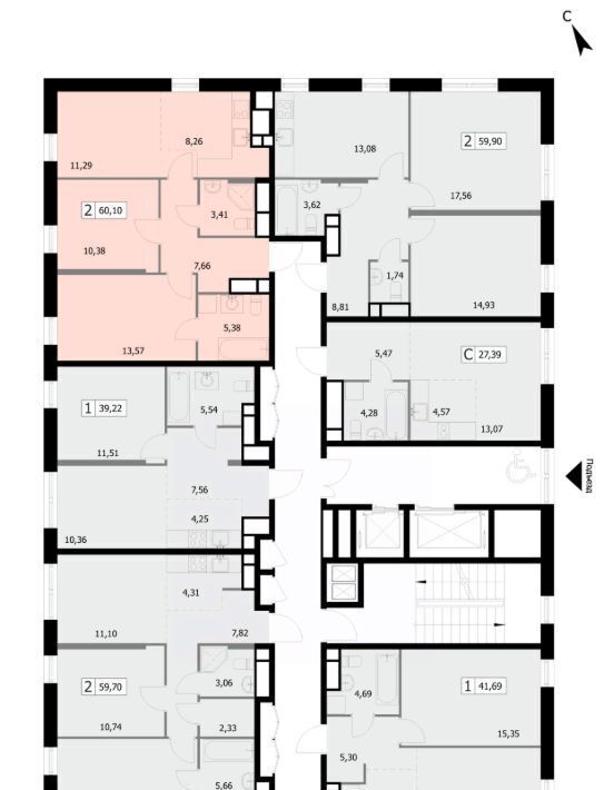 квартира г Москва метро Бульвар Рокоссовского ул 3-я Гражданская 21 фото 2