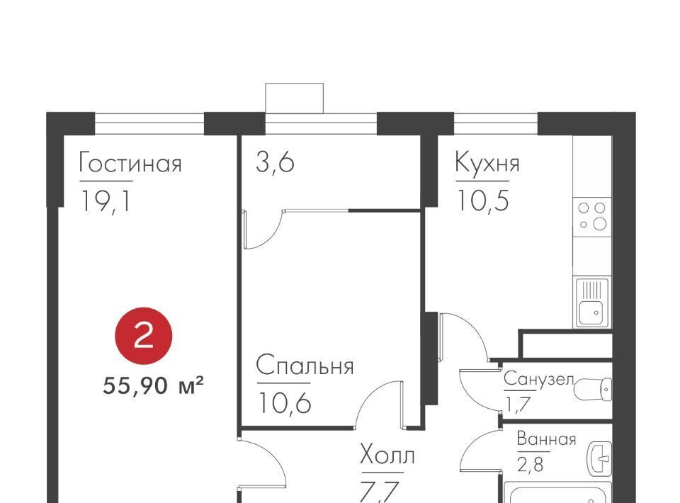 квартира г Самара Московская пр-кт Масленникова 14а фото 1