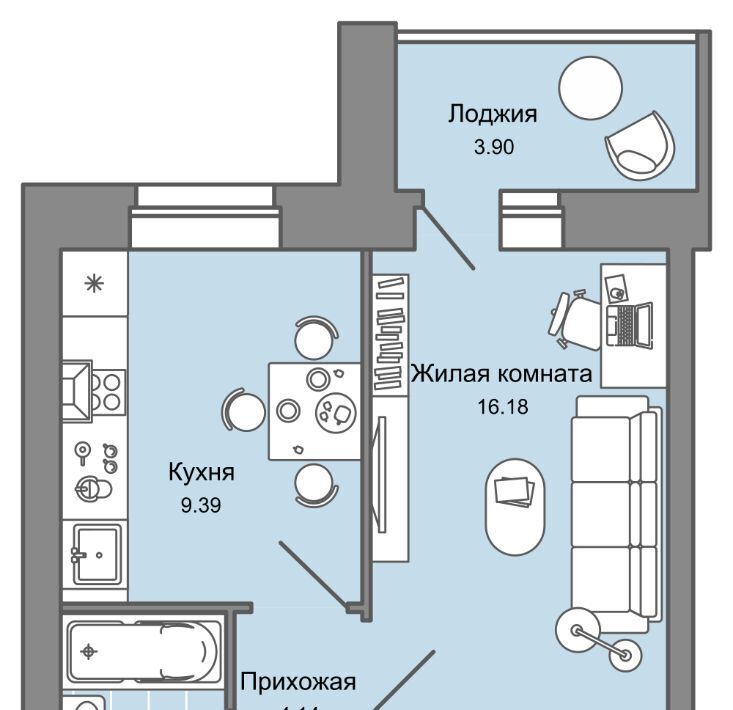 квартира г Киров р-н Ленинский ул Дмитрия Козулева фото 1