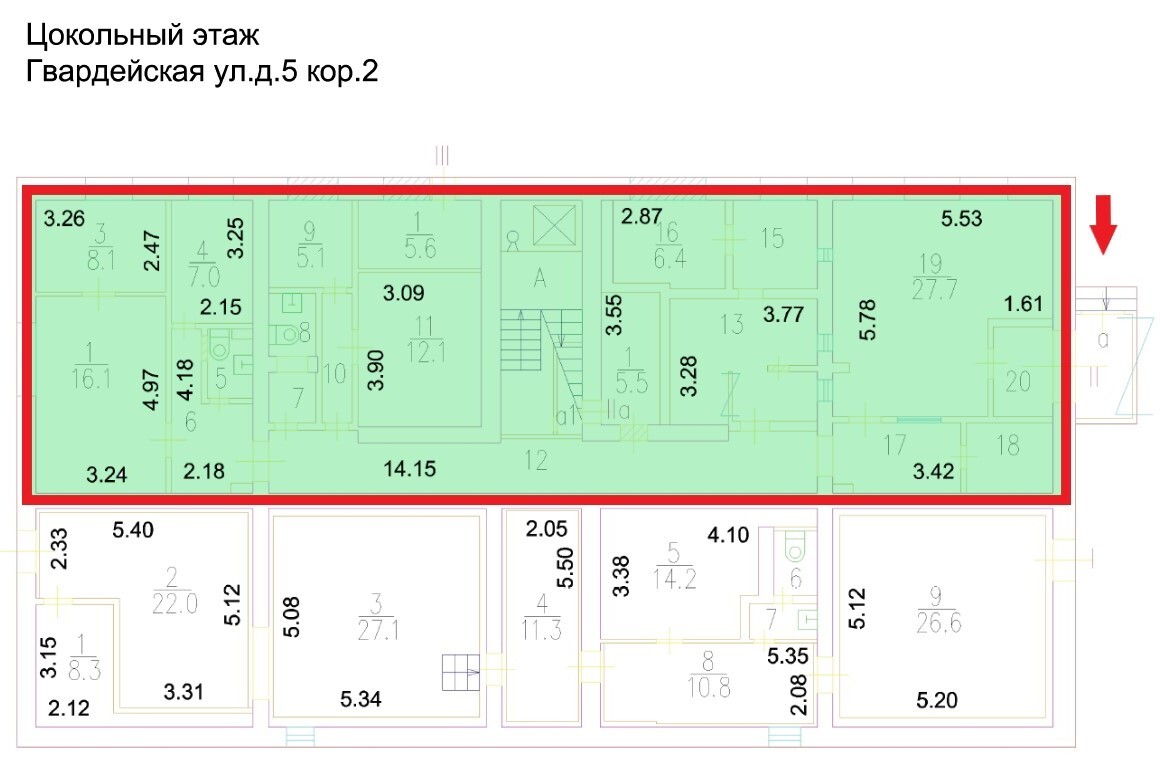 свободного назначения г Москва ул Гвардейская 5 г Лосино-Петровский, корпус 2 фото 6