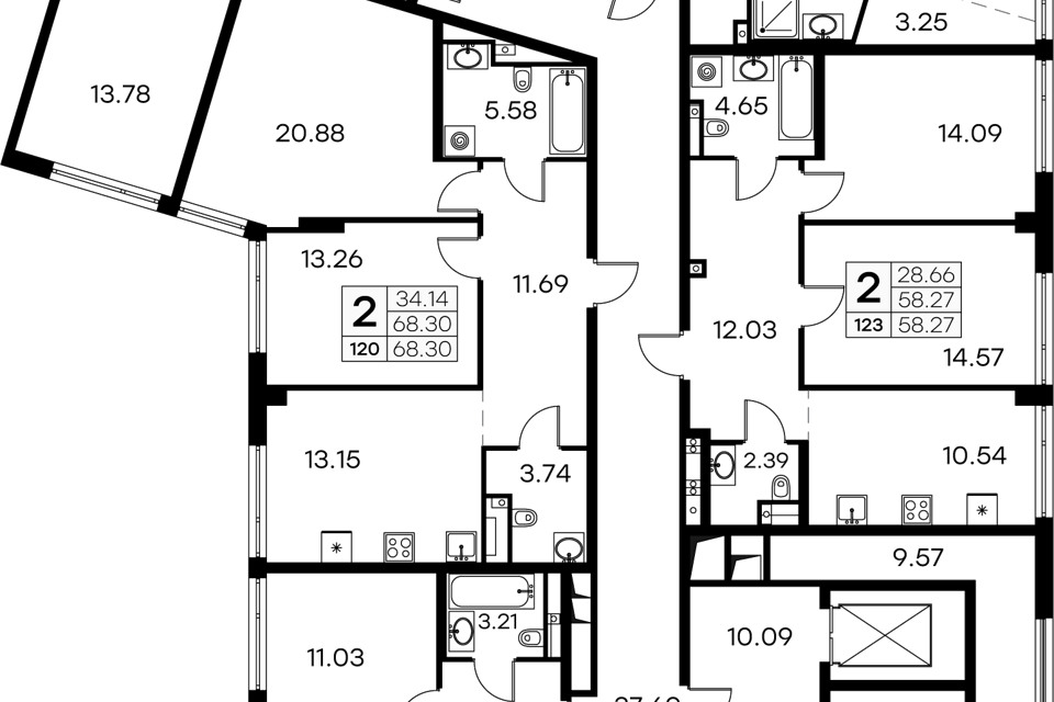 квартира г Санкт-Петербург ЖК «GloraX Premium Василеостровский» Василеостровский фото 2