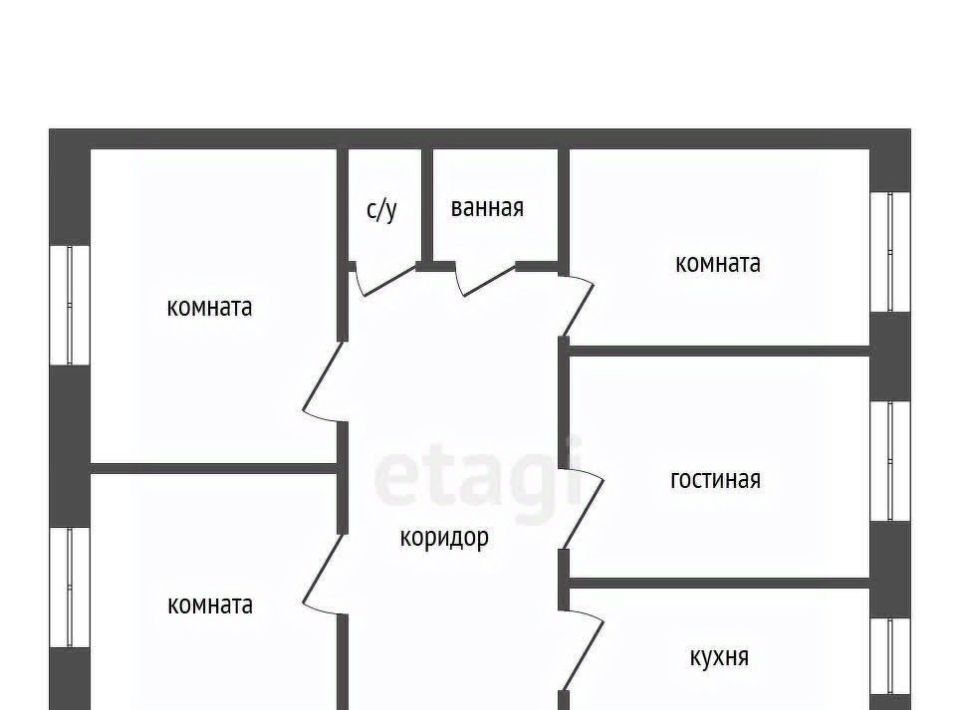 квартира г Сосновоборск ул Ленинского Комсомола 18 фото 14