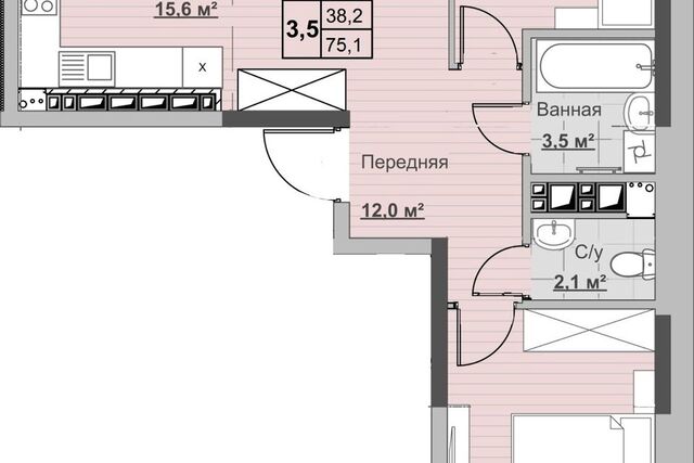 квартира р-н Первомайский Ипподромный ул Ухтомского 12 Ижевск городской округ фото