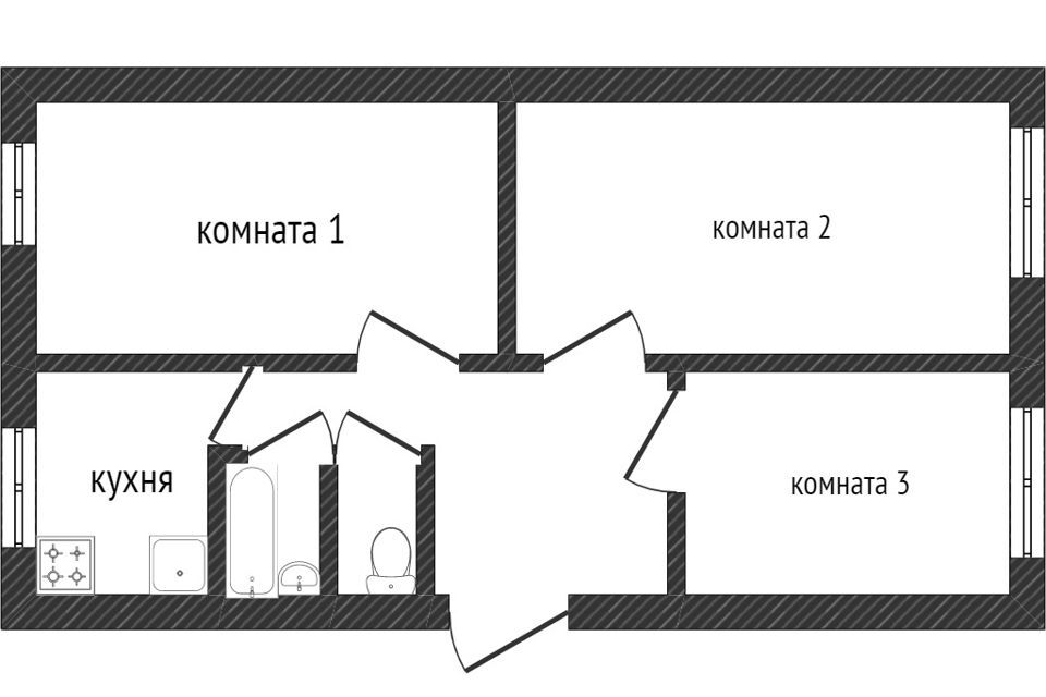 квартира Златоустовский городской округ, Верхневокзальный, Степана Разина, 114 фото 10