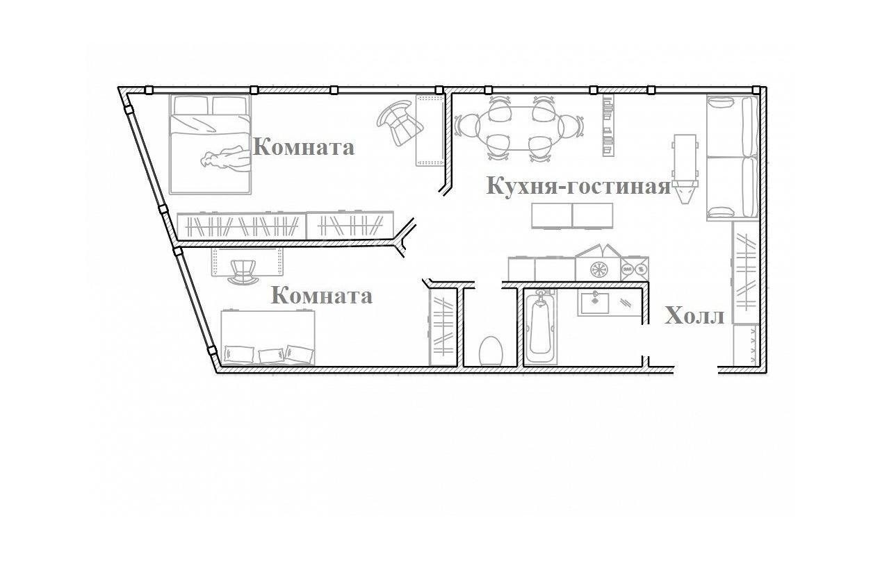 квартира г Москва метро Коломенская метро Верхние Котлы Нагатино-Садовники наб Нагатинская 10а Нагатинская фото 15