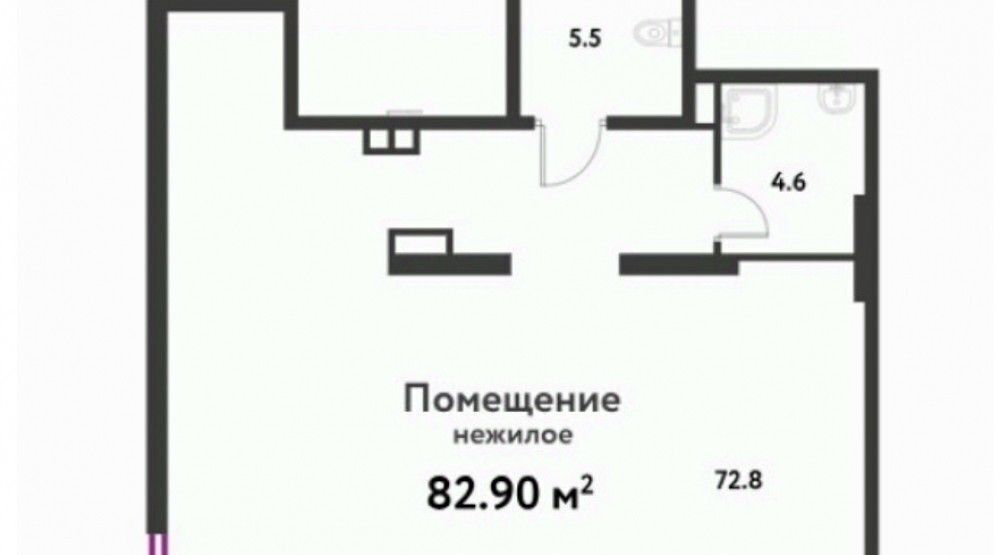 торговое помещение г Москва ЗАО ул Озёрная 42с/2 муниципальный округ Очаково-Матвеевское фото 3