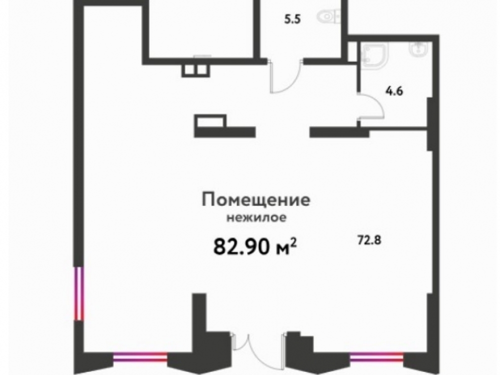 торговое помещение г Москва метро Озерная ул Озёрная 42с/2 муниципальный округ Очаково-Матвеевское фото 3