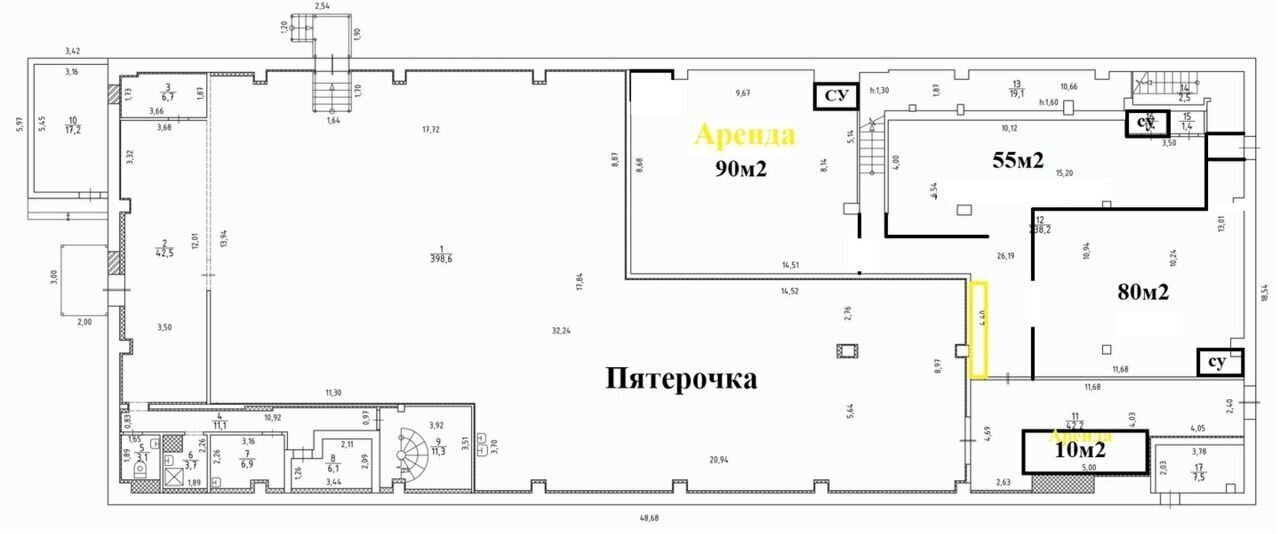 торговое помещение г Челябинск р-н Советский ул Орджоникидзе 43/1 фото 1