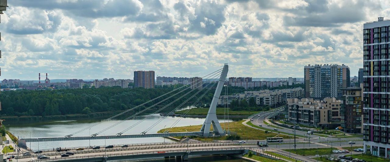 квартира г Санкт-Петербург метро Автово ул Маршала Захарова 8 ЖК «Огни Залива» округ Южно-Приморский фото 21