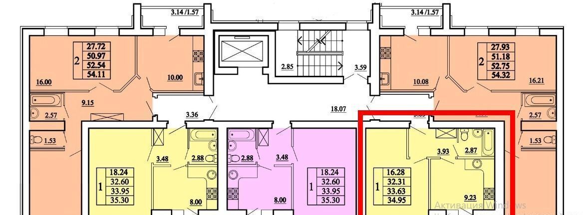 квартира г Саратов р-н Кировский Солнечный 2 ул им Панченко К.П. 3 жилой район «Солнечный-2» фото 18