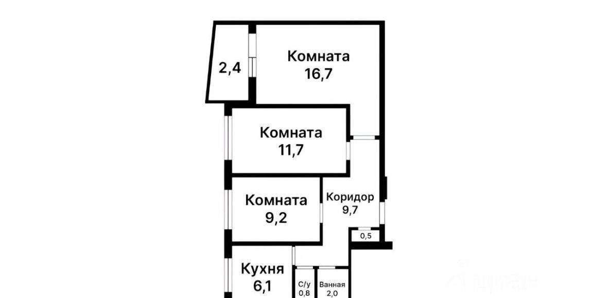 квартира г Москва метро Покровское проезд Булатниковский 6к/2 муниципальный округ Бирюлёво Западное фото 27