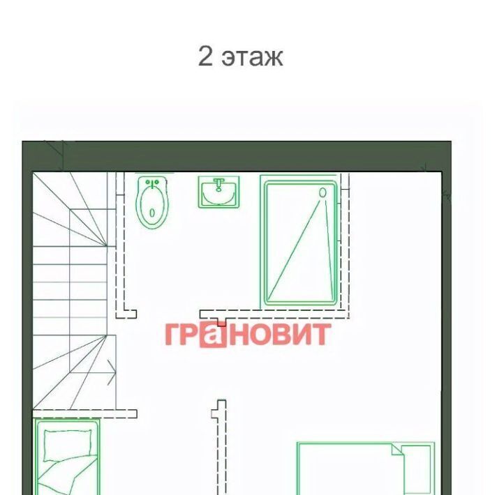 дом р-н Новосибирский с Новолуговое мкр Березки 2 3-й кв-л, 44 фото 23