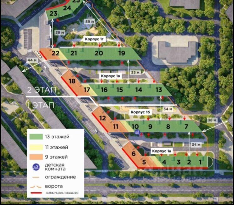 квартира г Санкт-Петербург метро Комендантский Проспект ул Планерная 87к/1 округ Юнтолово фото 3