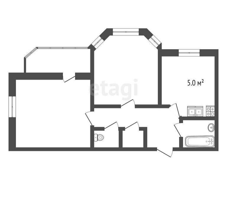 квартира г Тобольск мкр 7а 27 фото 19