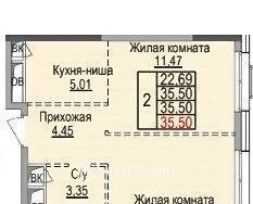 квартира г Красногорск ул Александровская 4 ЖК Ильинойс Красногорская фото 13