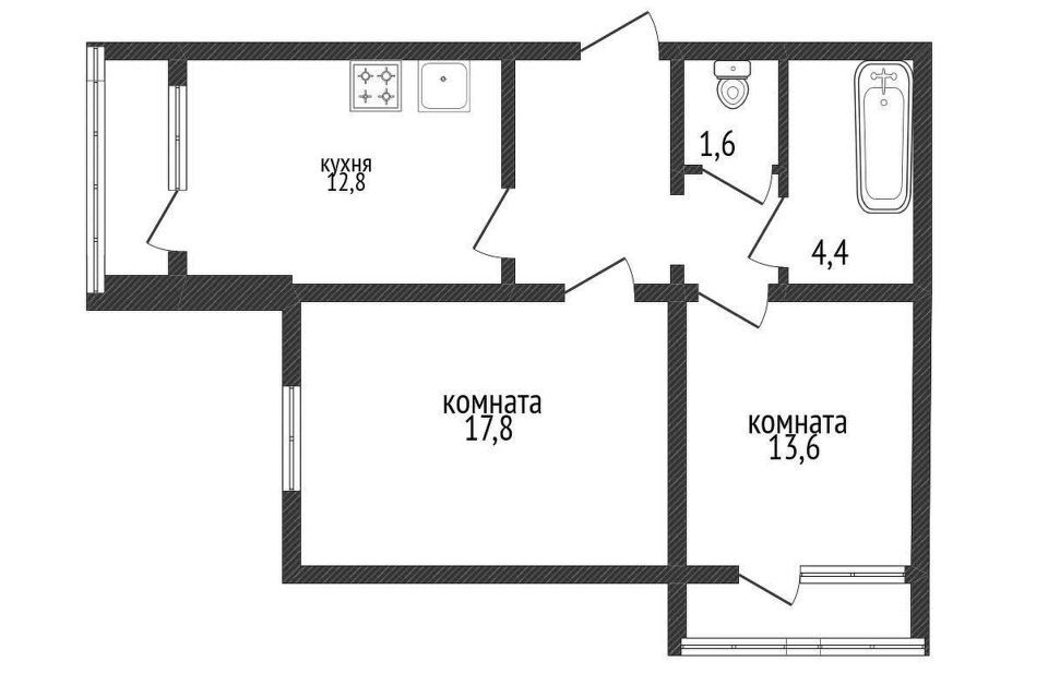 квартира г Краснодар р-н Прикубанский муниципальное образование Краснодар, Героя Владислава Посадского, 16/1 фото 1