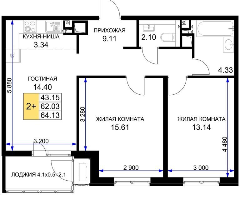 квартира г Краснодар р-н Прикубанский фото 1