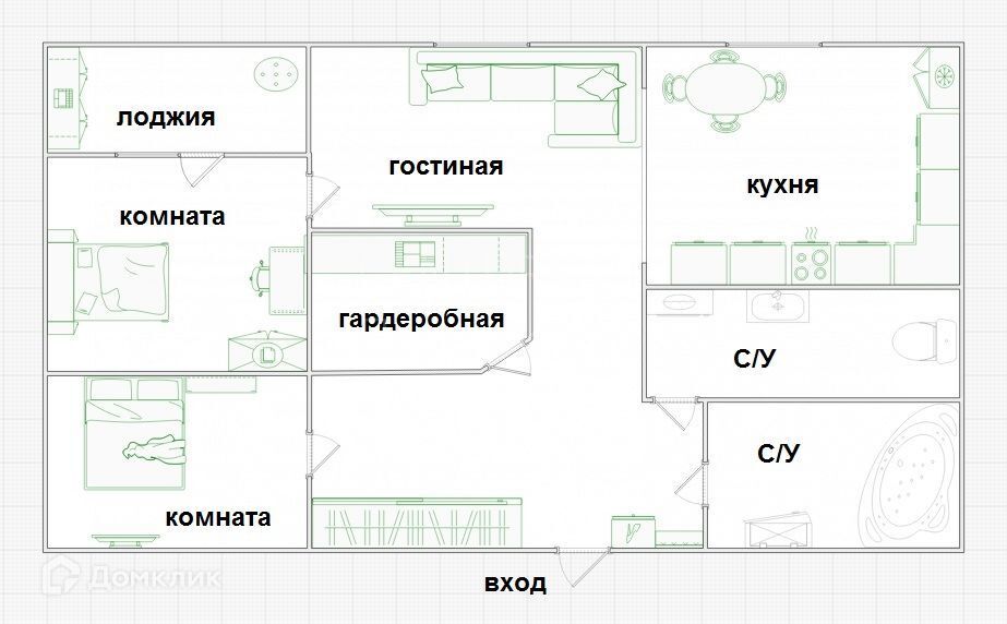 квартира городской округ Люберцы рп Октябрьский ул Спортивная 2 фото 3