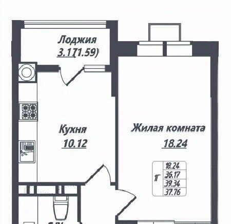 квартира г Ессентуки ЖК «ИСТОЧНИК» фото 1