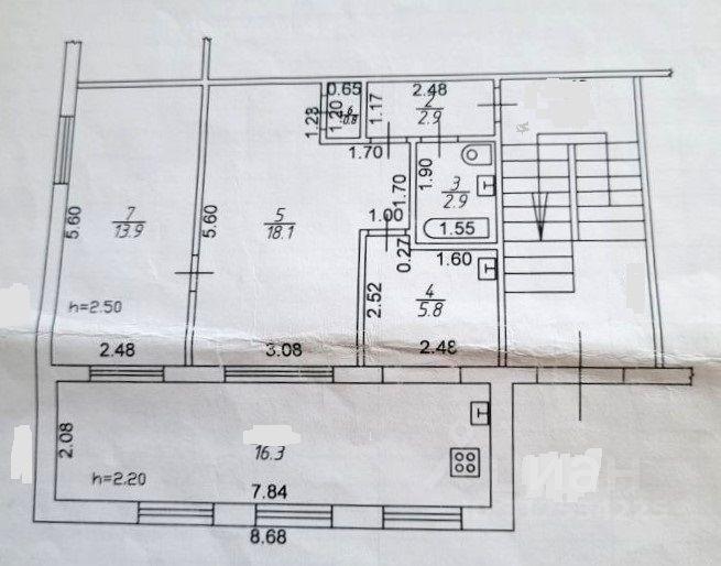 квартира г Краснодар р-н Центральный ул им. Стасова 158 фото 22
