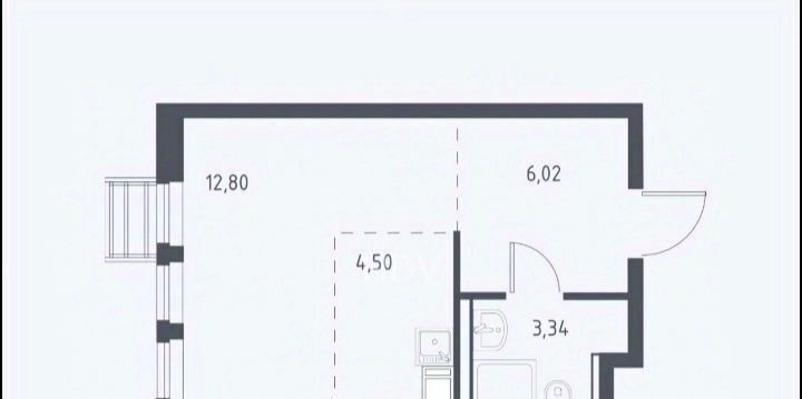 квартира городской округ Ленинский д Коробово ул Взлетная 3 Домодедовская, Ленинский городской округ фото 6