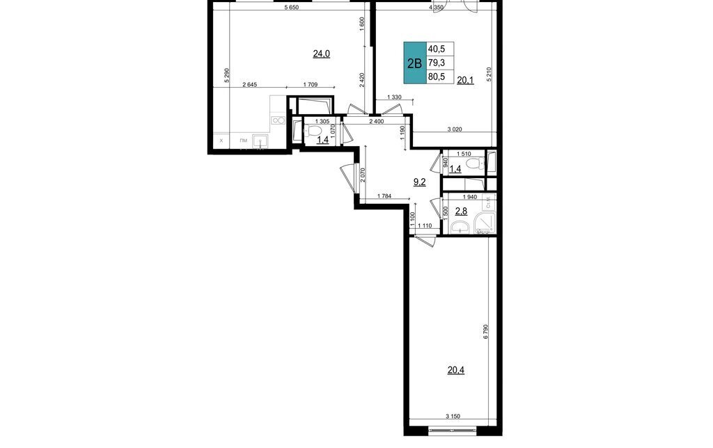 квартира г Одинцово БЗРИ Баковка микрорайон 6-6А, жилой комплекс -Сити, к 23 фото 1