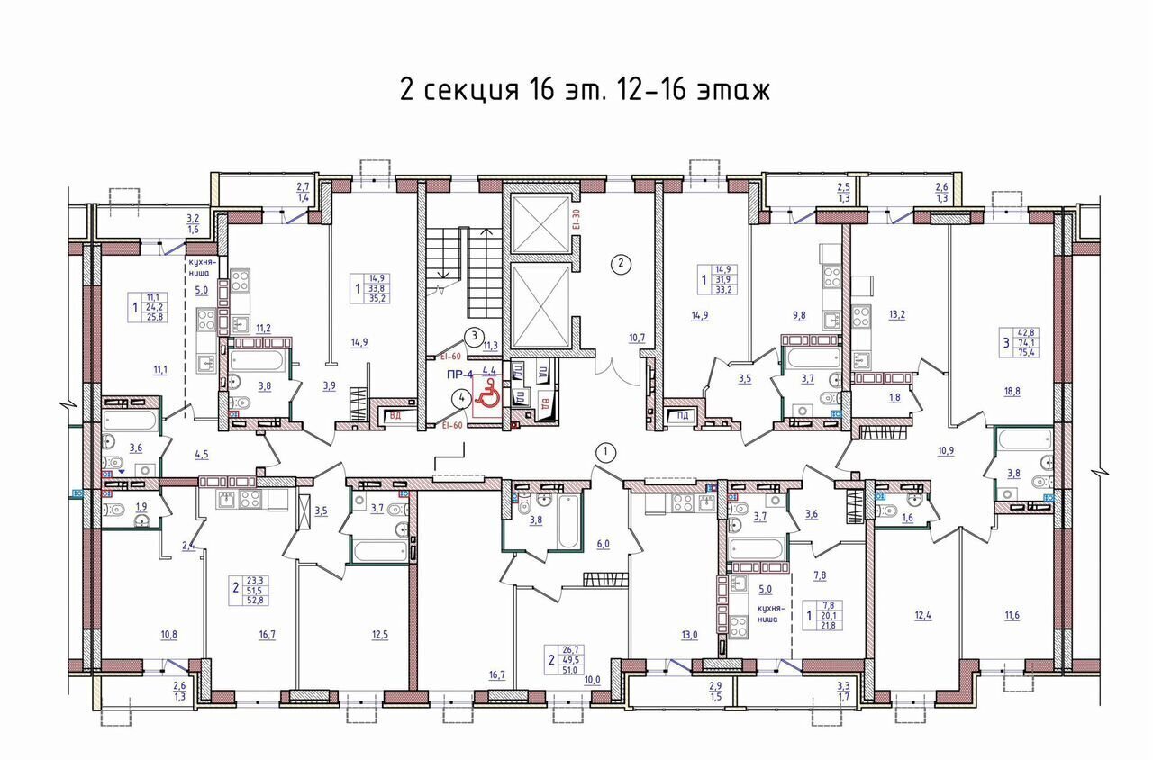 квартира г Волгоград р-н Красноармейский ул им. Голубева 1 ЖК Сталь фото 2