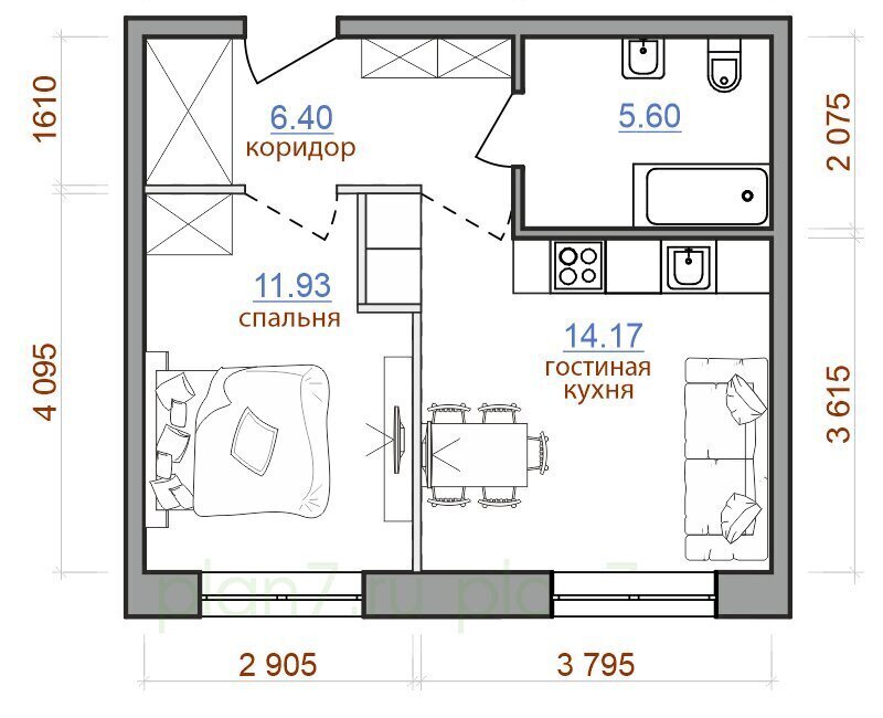 квартира г Иркутск ЖК «МЕГА» микрорайон Ново-Ленино фото 1